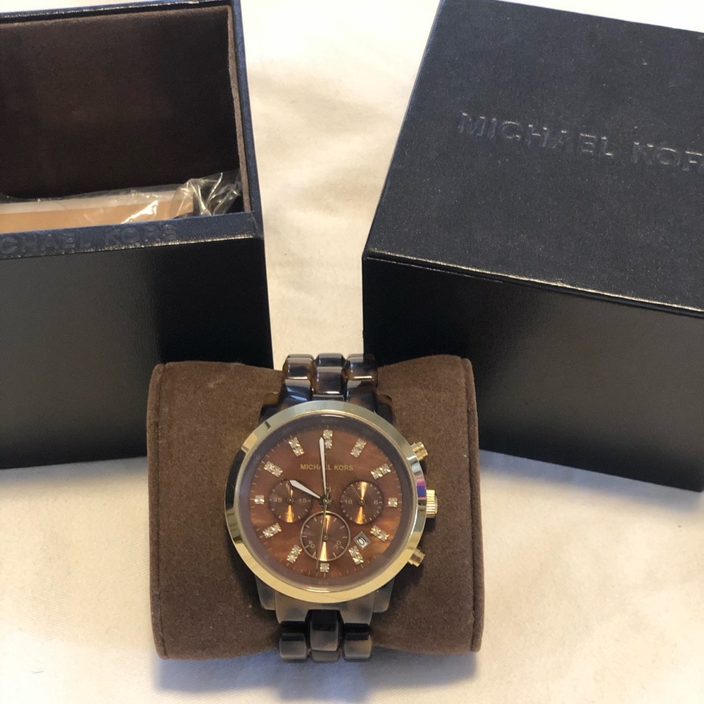 Michael Kors Tortoise Watch